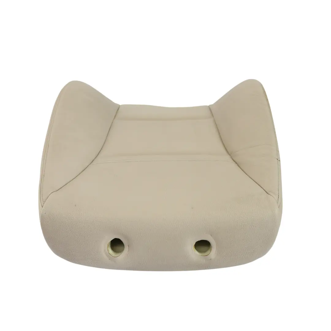 BMW E90 E91 LCI Siège avant gauche Housse de dossier cuir Oyster - SKU 7257543-1 - Numéro de pièce 7257543