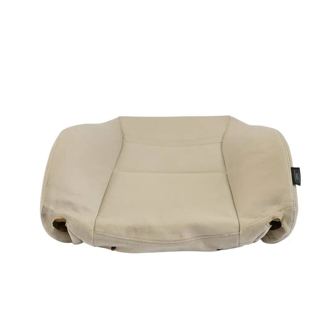 BMW E90 E91 LCI Front Left N/S Seat Backrest Cover Leather Oyster - SKU 7257543-1 - Part number 7257543
