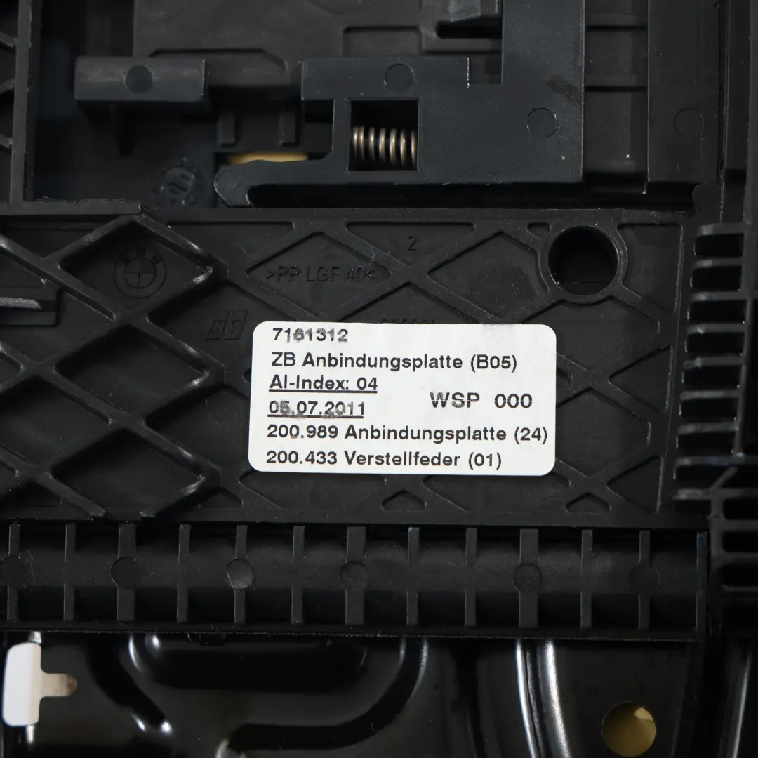 BMW E90 E91 Sport Sedile Anteriore Supporto Cosce Rivestimento In Pelle Oyster - SKU 7257572-1 - Numero di parte 7257572