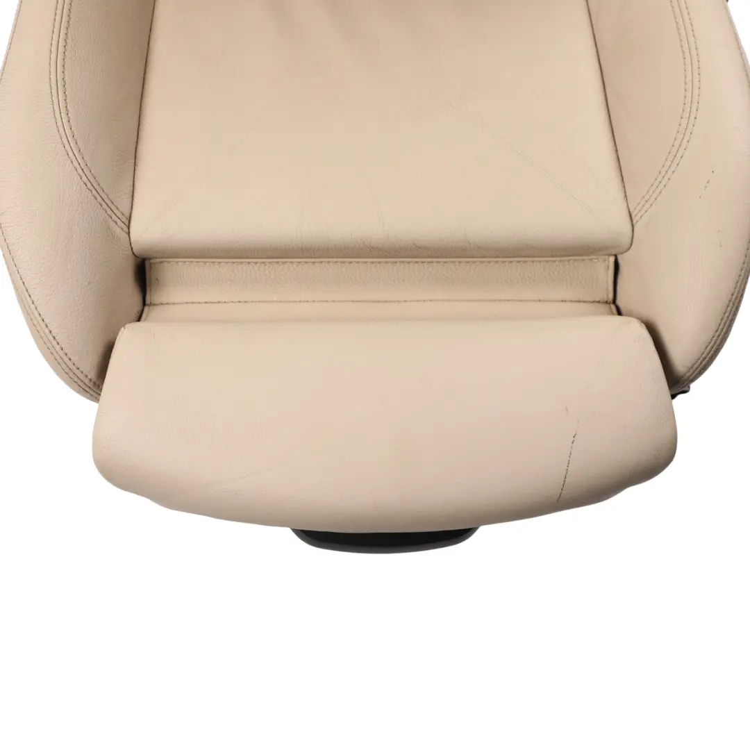 Asiento Delantero Izquierdo Calefaccionado Sport Cuero Oyster para BMW E90 E91 LCI con número de pieza 7257599 BMW E90 E91 LCI Asiento Delantero Izquierdo Calefaccionado Sport Cuero Oyster - SKU 7257599 - Número de pieza 7257599