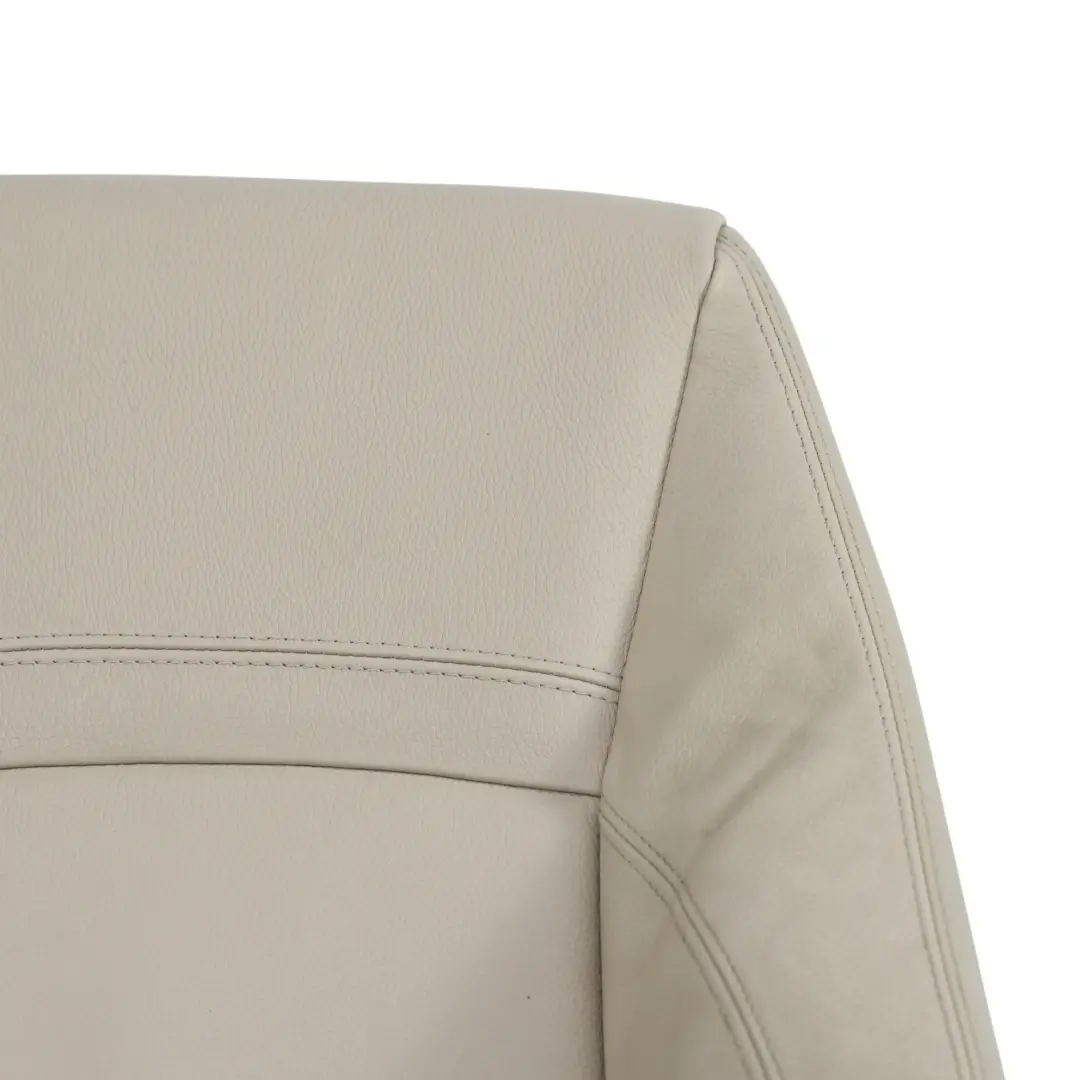 Front Seat Backrest Cover Heated Left N/S Leather Dakota Oyster to BMW E90 E91 LCI with Part number 7257599 BMW E90 E91 LCI Front Seat Backrest Cover Heated Left N/S Leather Dakota Oyster - SKU 7257599-2 - Part number 7257599