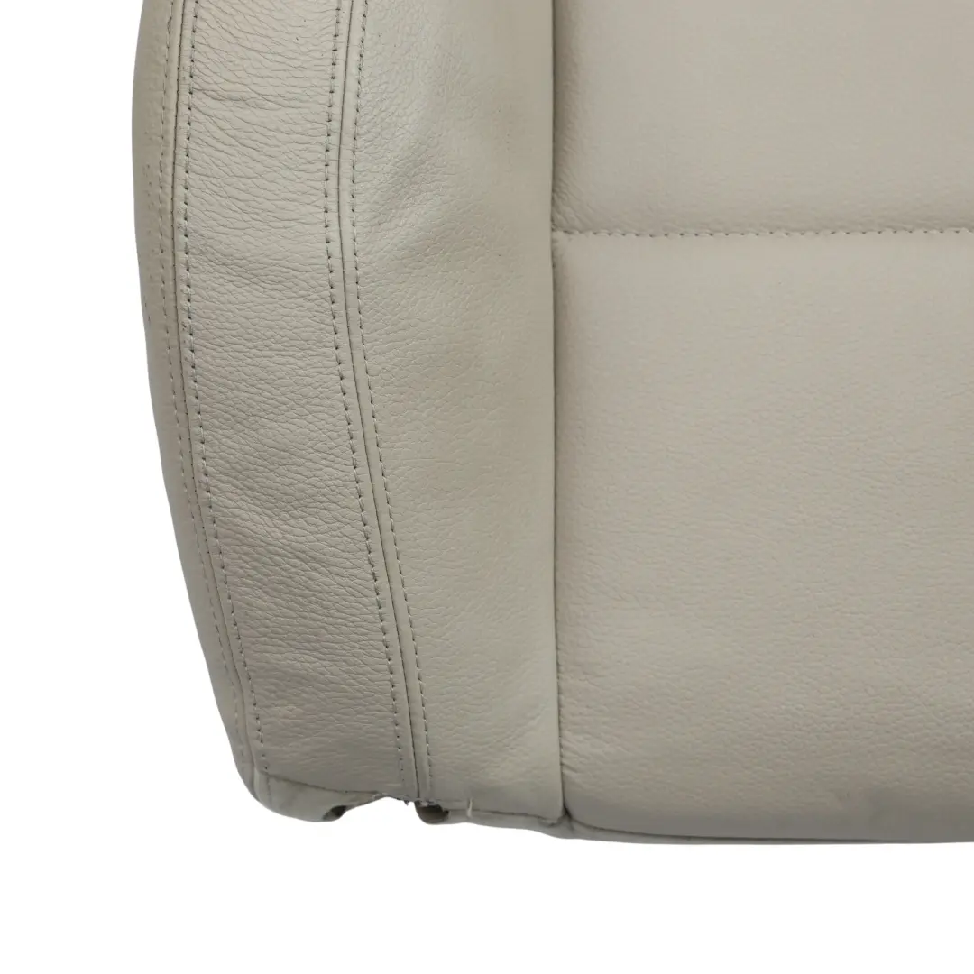 Front Seat Backrest Cover Heated Left N/S Leather Dakota Oyster to BMW E90 E91 LCI with Part number 7257599 BMW E90 E91 LCI Front Seat Backrest Cover Heated Left N/S Leather Dakota Oyster - SKU 7257599-2 - Part number 7257599