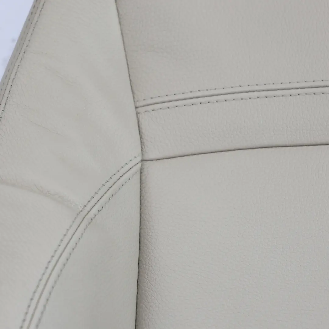 BMW E90 E91 LCI Vorder Sitz Rücken Lehne Beheizt Links Leder Dakota Oyster - SKU 7257599-2 - Teilenummer 7257599