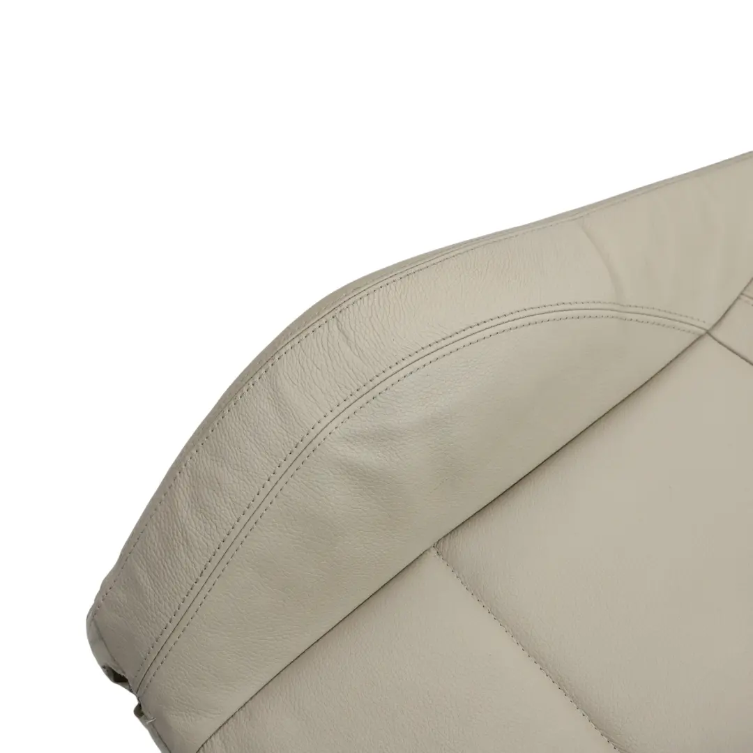 Front Seat Backrest Cover Heated Left N/S Leather Dakota Oyster to BMW E90 E91 LCI with Part number 7257599 BMW E90 E91 LCI Front Seat Backrest Cover Heated Left N/S Leather Dakota Oyster - SKU 7257599-2 - Part number 7257599