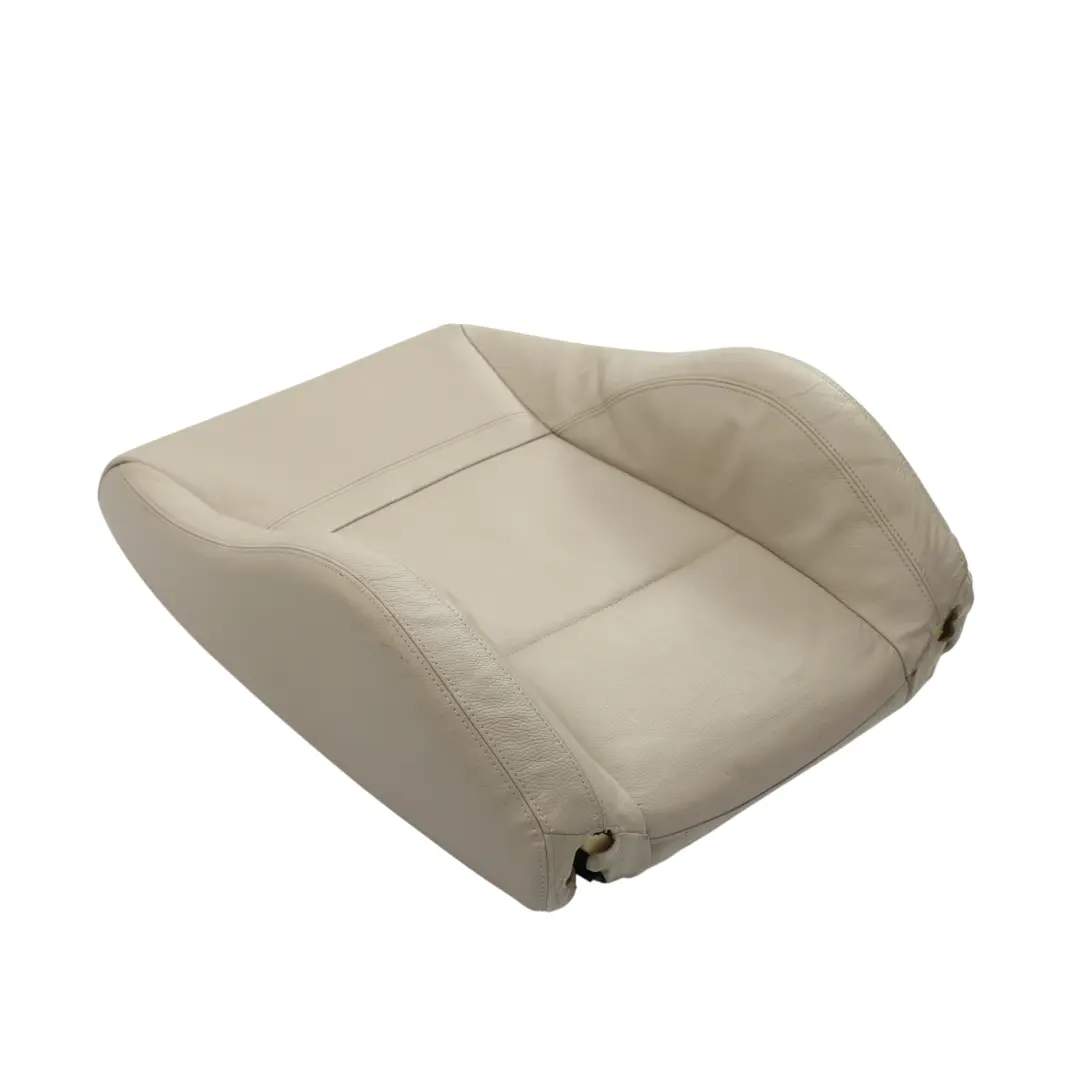BMW E90 E91 LCI Front Seat Backrest Cover Heated Left N/S Leather Dakota Oyster - SKU 7257599-2 - Part number 7257599