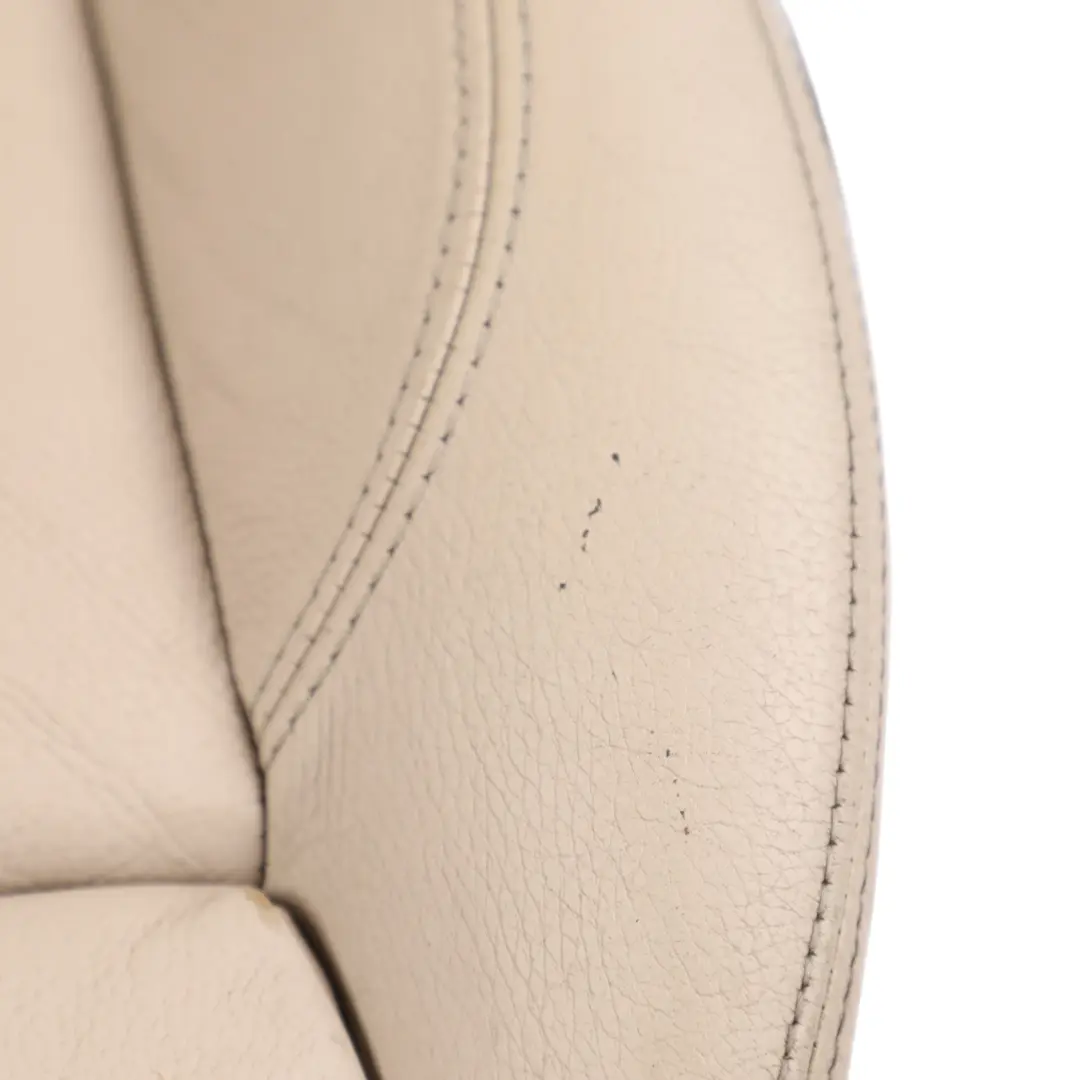 BMW E90 E91 LCI Siège avant gauche intérieur chauffé cuir sport Dakota Oyster - SKU 7257599 - Numéro de pièce 7257599