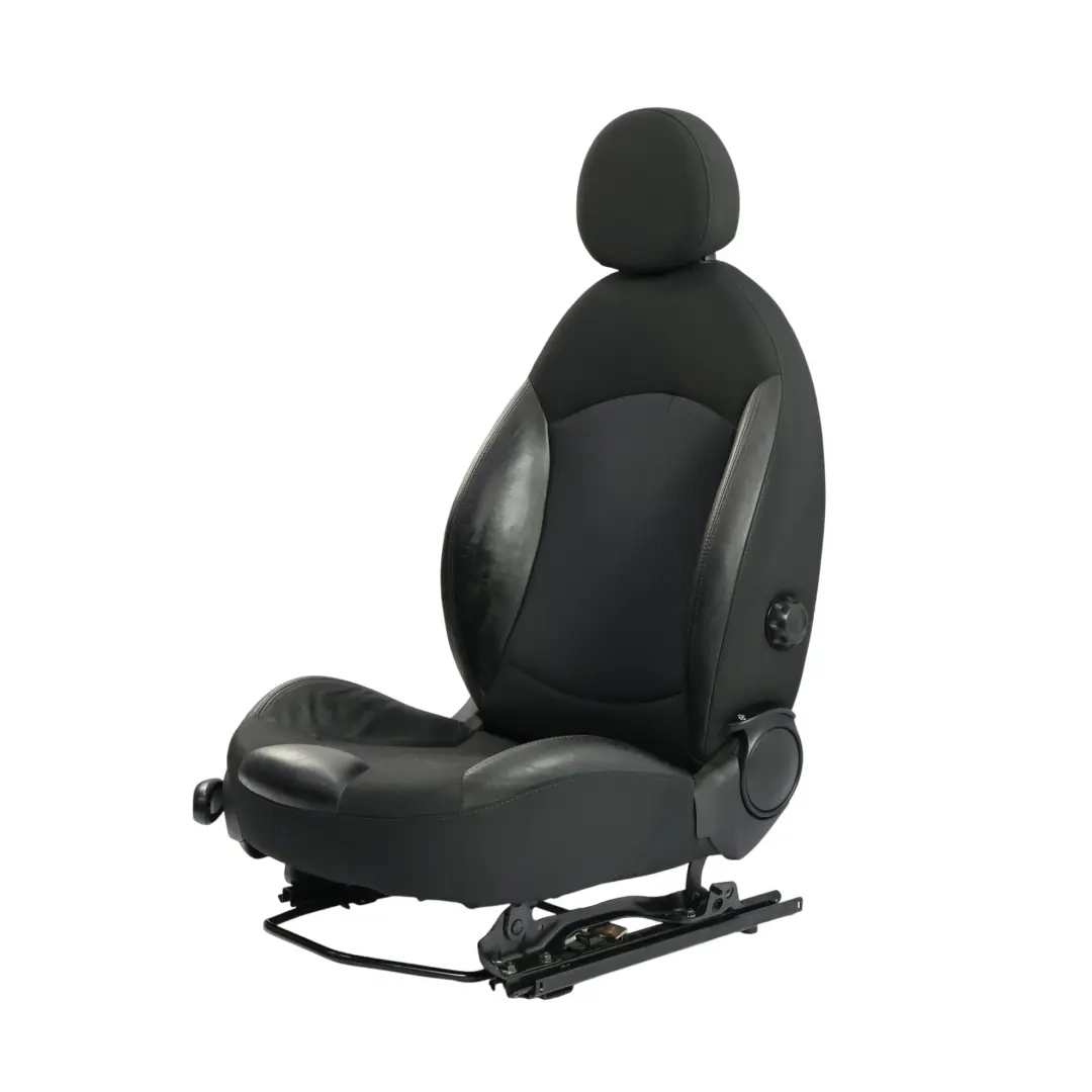 Mini Cooper R55 R56 Front Seat Sport Black Cloth Leather Ray Right O/S - SKU 7270196-3 - Part number 7270196
