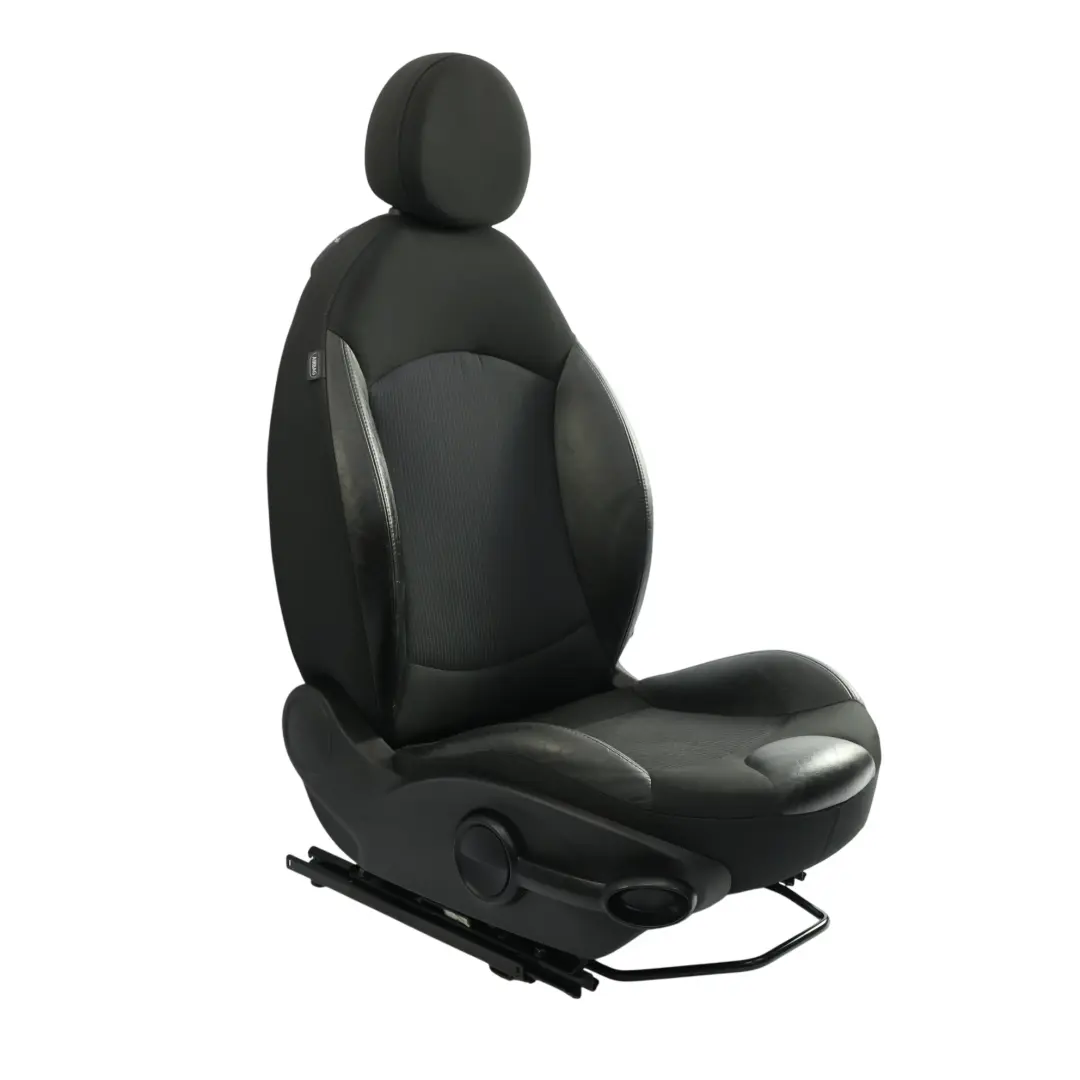 Mini Cooper R55 R56 Front Seat Sport Black Cloth Leather Ray Right O/S - SKU 7270196-3 - Part number 7270196