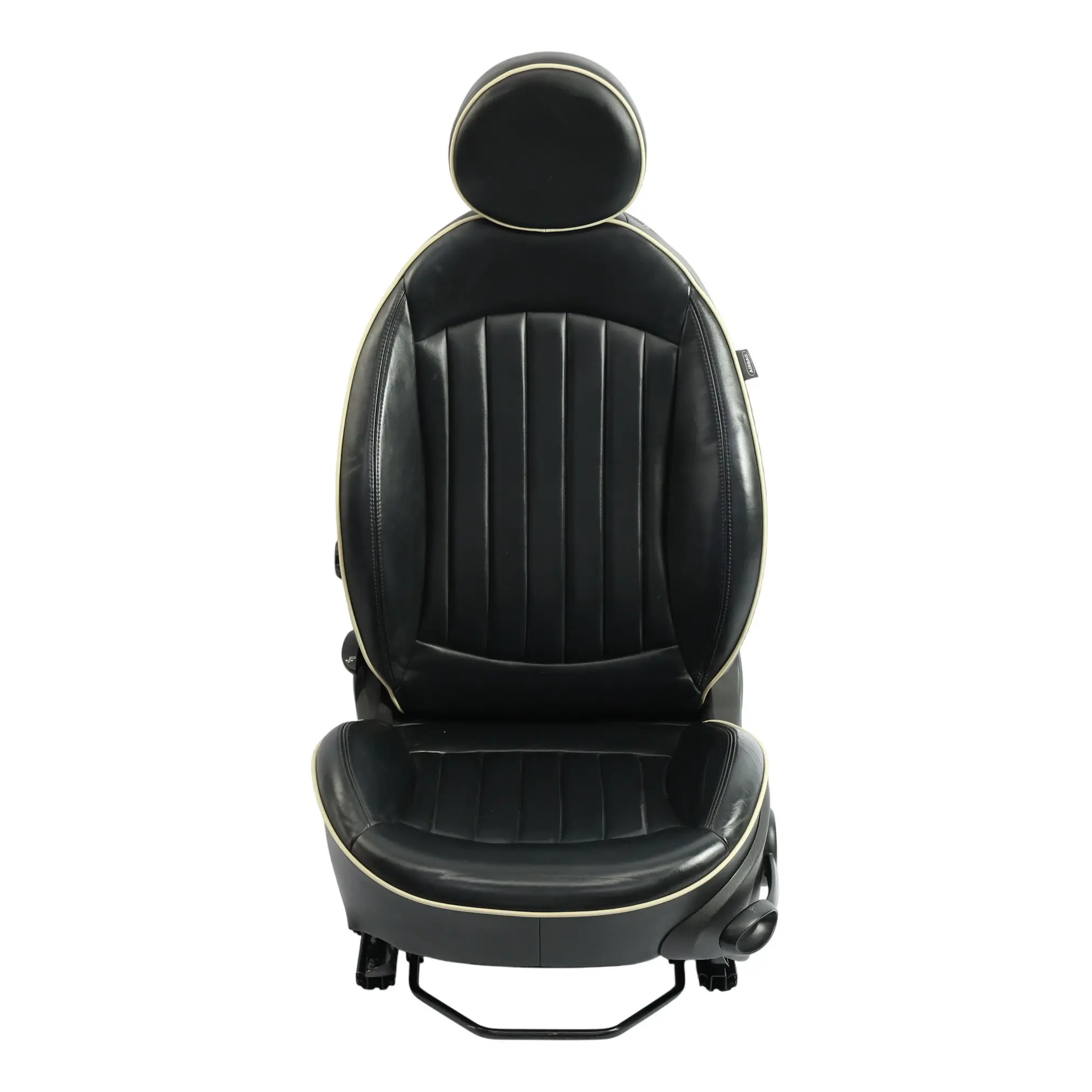 Mini Cooper One R55 R56 Front Seat Heated Sport Black Leather Lounge Left N/S