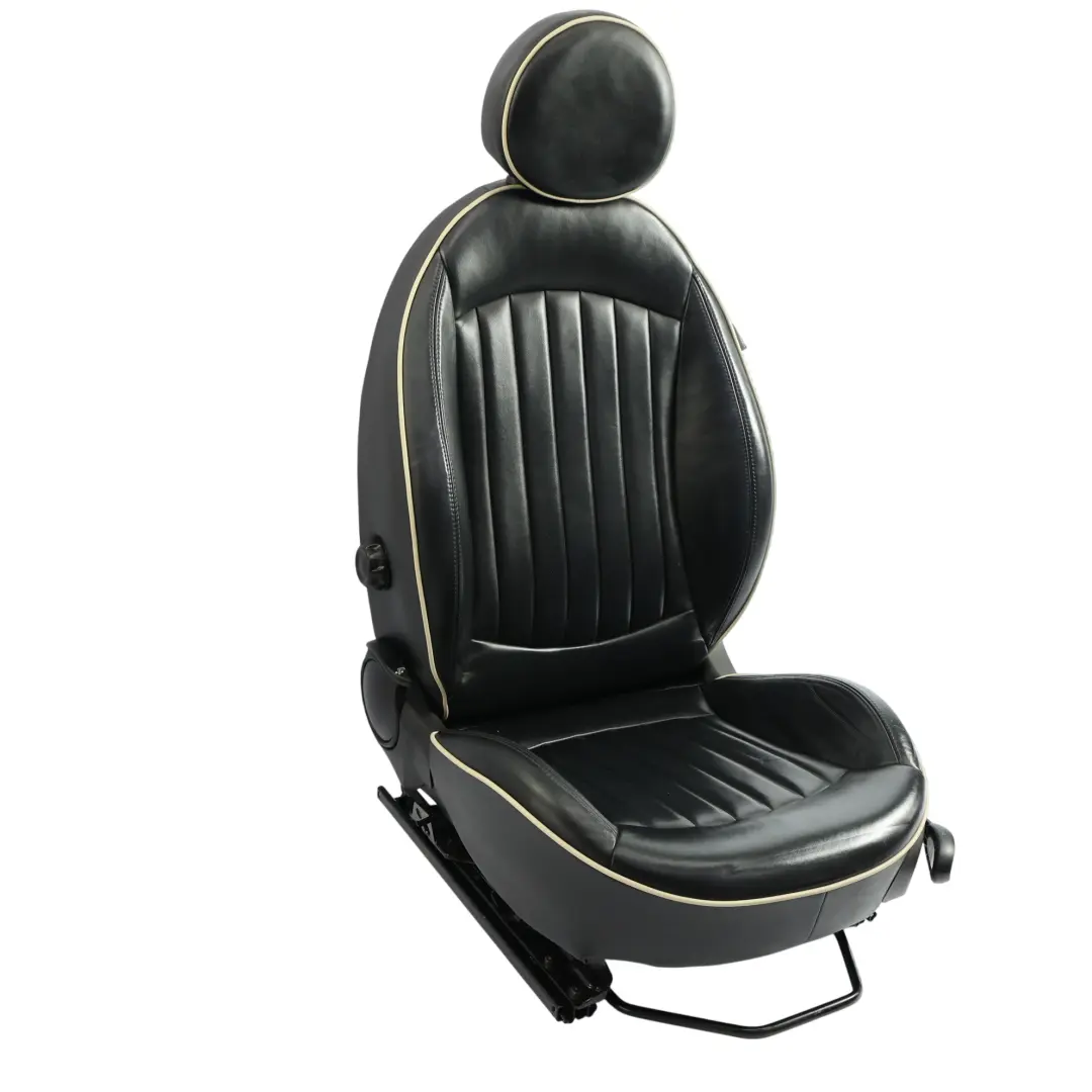 Mini Cooper One R55 R56 Front Seat Heated Sport Black Leather Lounge Left N/S - SKU 7270233 - Part number 7270233