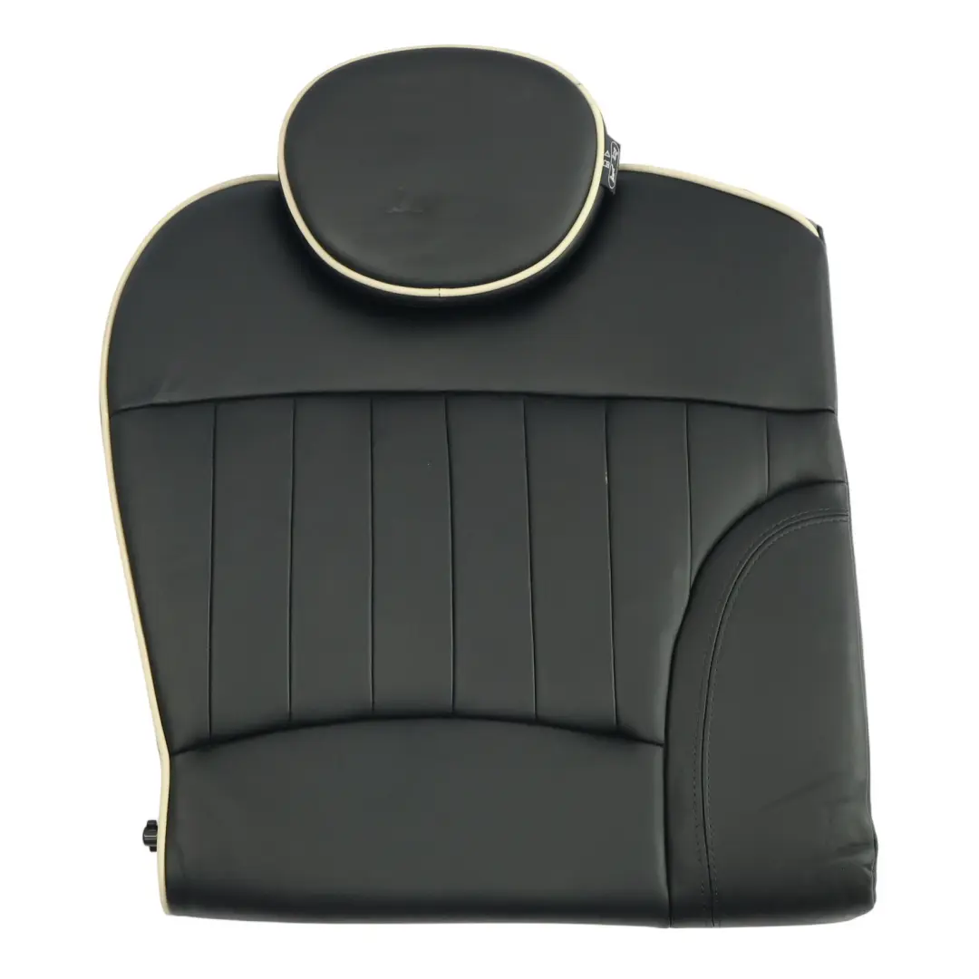 Right O/S Leather Seat Cushion Backrest Black to BMW Mini Clubman R55 Rear with Part number 7270424 BMW Mini Clubman R55 Rear Right O/S Leather Seat Cushion Backrest Black - SKU 7270424 - Part number 7270424