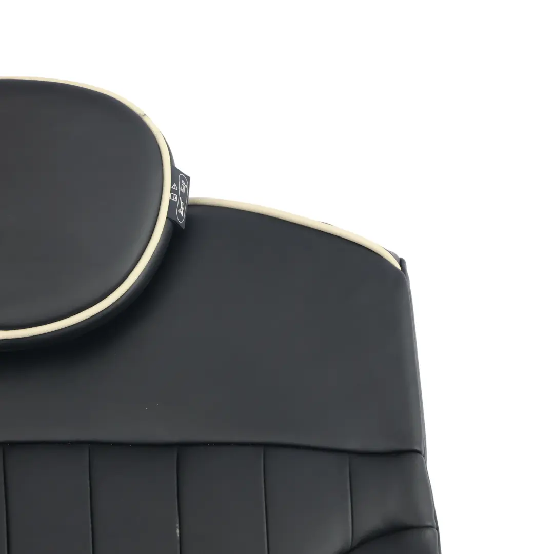 BMW Mini Clubman R55 Rear Right O/S Leather Seat Cushion Backrest Black - SKU 7270424 - Part number 7270424