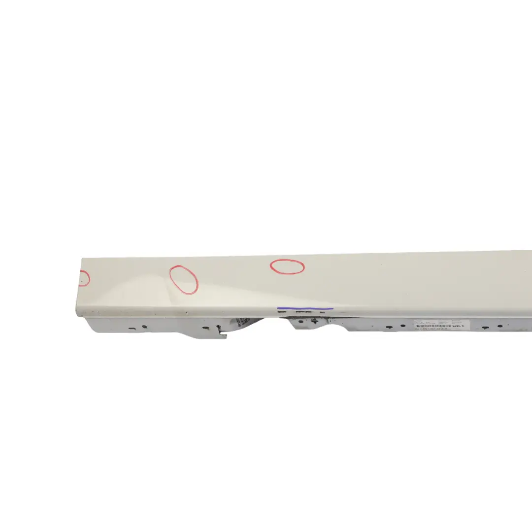 BMW F20 Striscia Davanzale Laterale Sinistra N/S Alpinweiss Alpine White - 300 - SKU 7293553-AW3 - Numero di parte 7293553