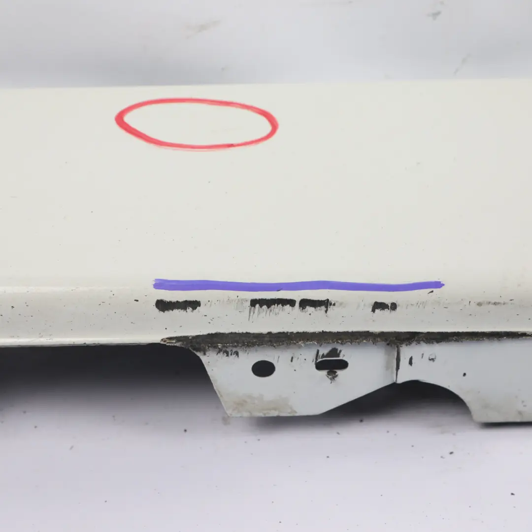 BMW F20 Side Skirt Sill Strip Left N/S Alpinweiss 3 Alpine White - 300 - SKU 7293553-AW3 - Part number 7293553