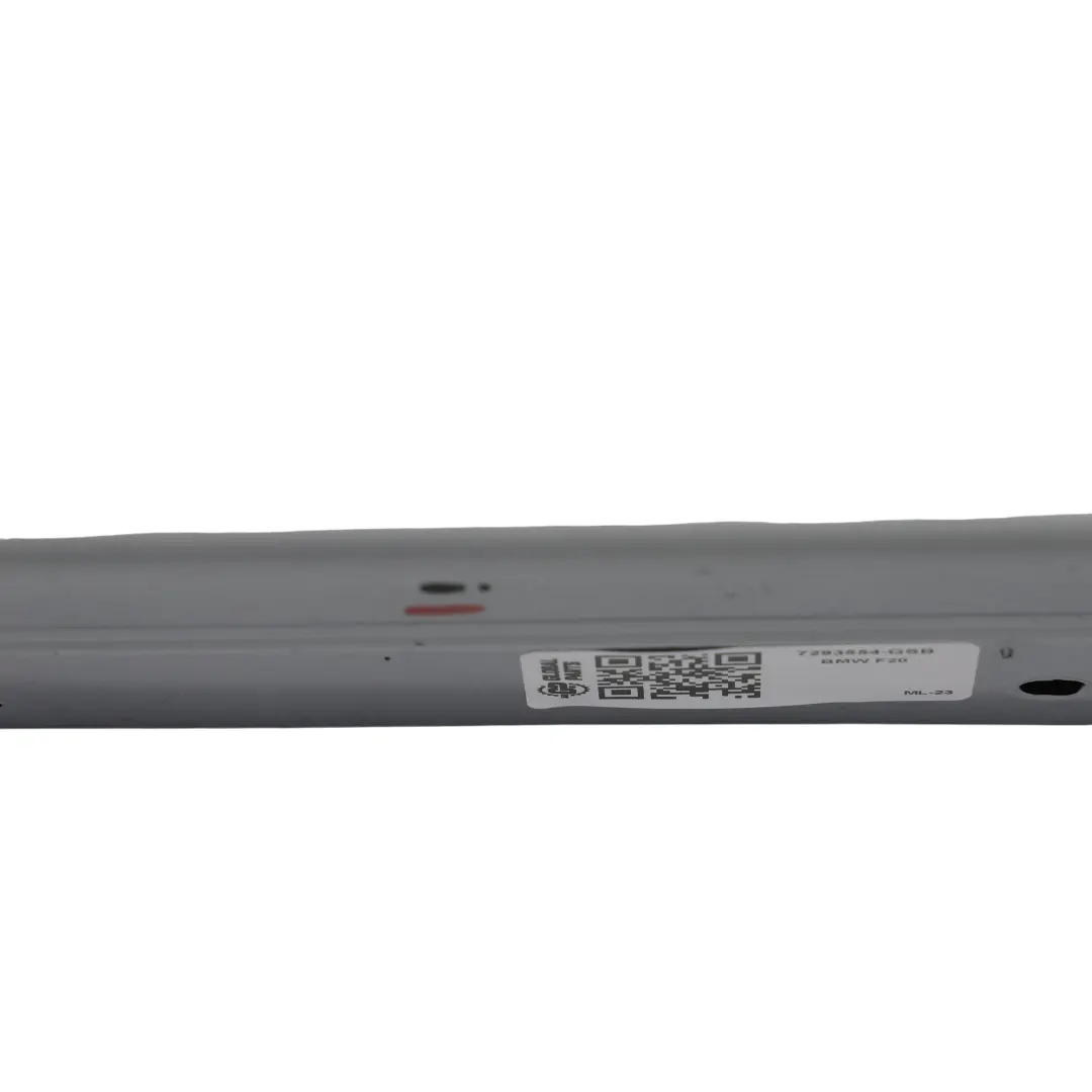 Sill Strip Side Skirt Right O/S Glacier Silber Silver Metallic - A83 to BMW F20 with Part number 7293554 BMW F20 Sill Strip Side Skirt Right O/S Glacier Silber Silver Metallic - A83 - SKU 7293554-GSB - Part number 7293554