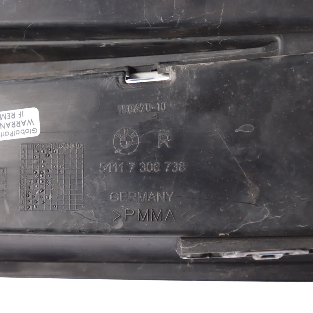 BMW F30 F31 Kratka Zderzaka Przód Prawa Sport Line - SKU 7300738-1 - Numer Części 7300738