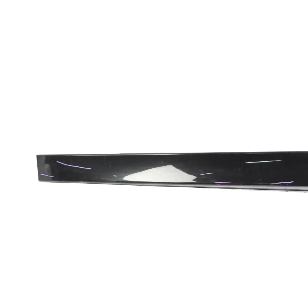 BMW F30 F31 Schwellerleiste Seitenschwellerabdeckung links Schwarz Saphir - 475 - SKU 7312751-BS1 - Teilenummer 7312751