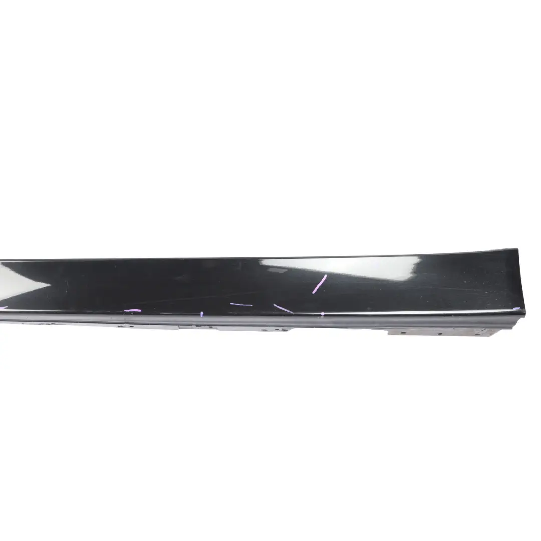 BMW F30 F31 Schwellerleiste Seitenschwellerabdeckung links Schwarz Saphir - 475 - SKU 7312751-BS1 - Teilenummer 7312751