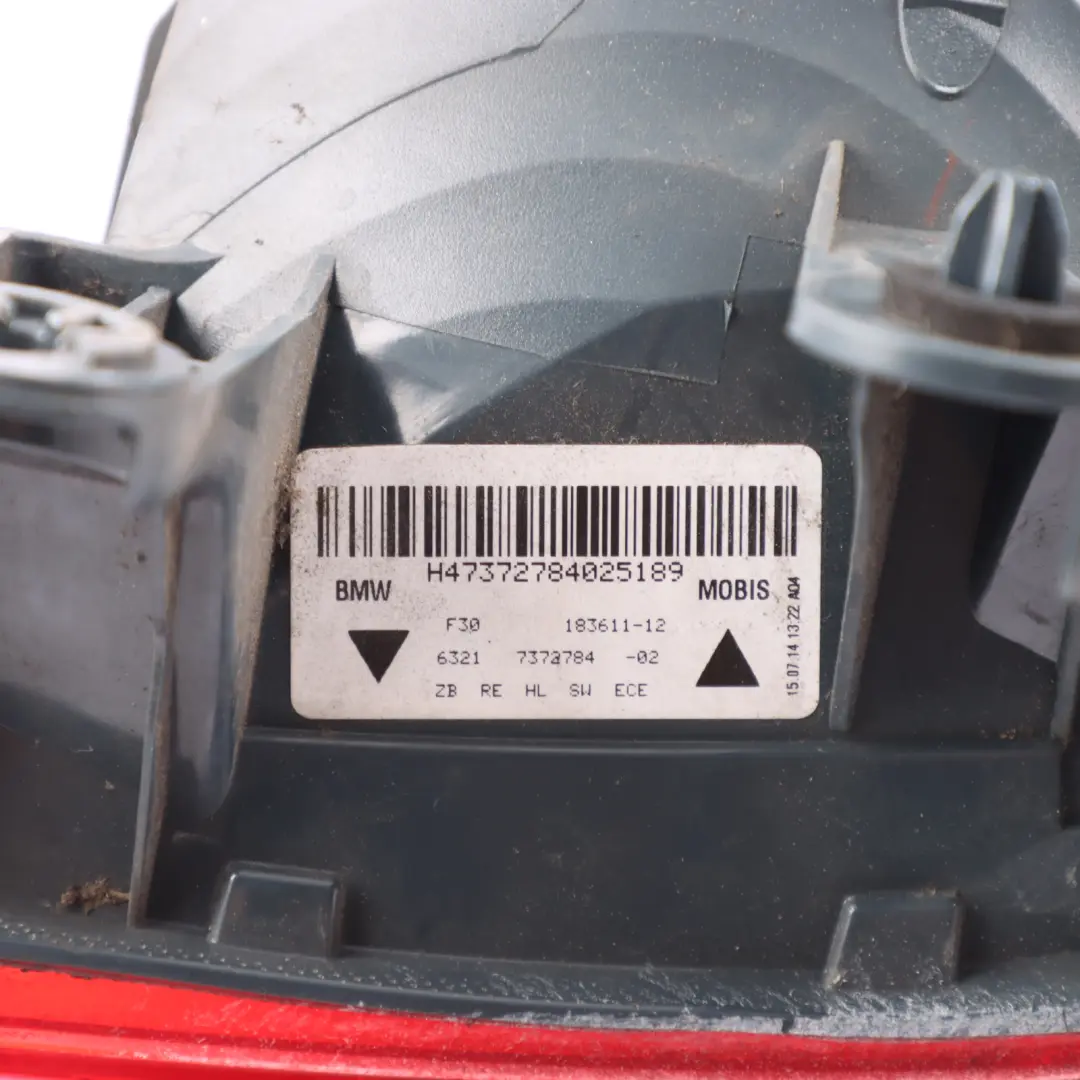 BMW F30 F80 M3 Rear Light In The Side Panel Right O/S 7372784 7259894 - SKU 7312846-2 - Part number 7312846