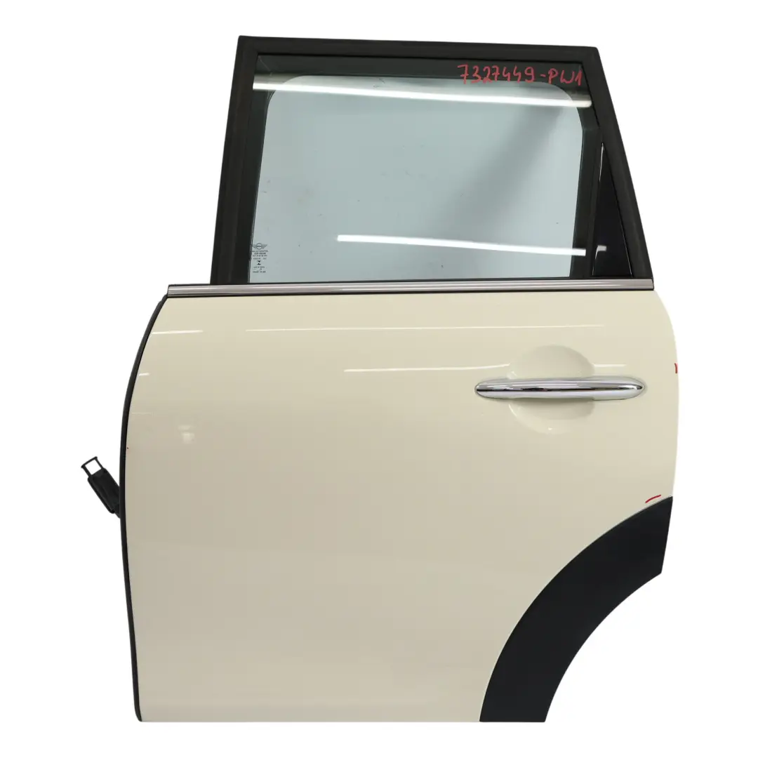 Door Rear Left N/S Covering Panel Pepper White - 850 to Mini F55 with Part number 7327449 Mini F55 Door Rear Left N/S Covering Panel Pepper White - 850 - SKU 7327449-PW1 - Part number 7327449