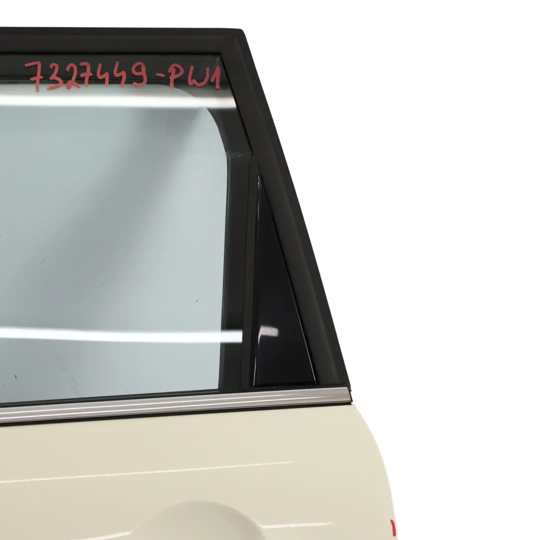 Door Rear Left N/S Covering Panel Pepper White - 850 to Mini F55 with Part number 7327449 Mini F55 Door Rear Left N/S Covering Panel Pepper White - 850 - SKU 7327449-PW1 - Part number 7327449