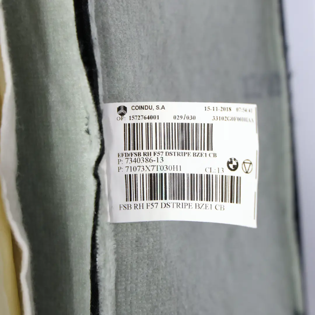 Siège Sport Avant Droit Avec Dossier Chauffant En Tissu pour Mini F56 F57 à propos du numéro de pièce 7340386 Mini F56 F57 Siège Sport Avant Droit Avec Dossier Chauffant En Tissu - SKU 7340386 - Numéro de pièce 7340386