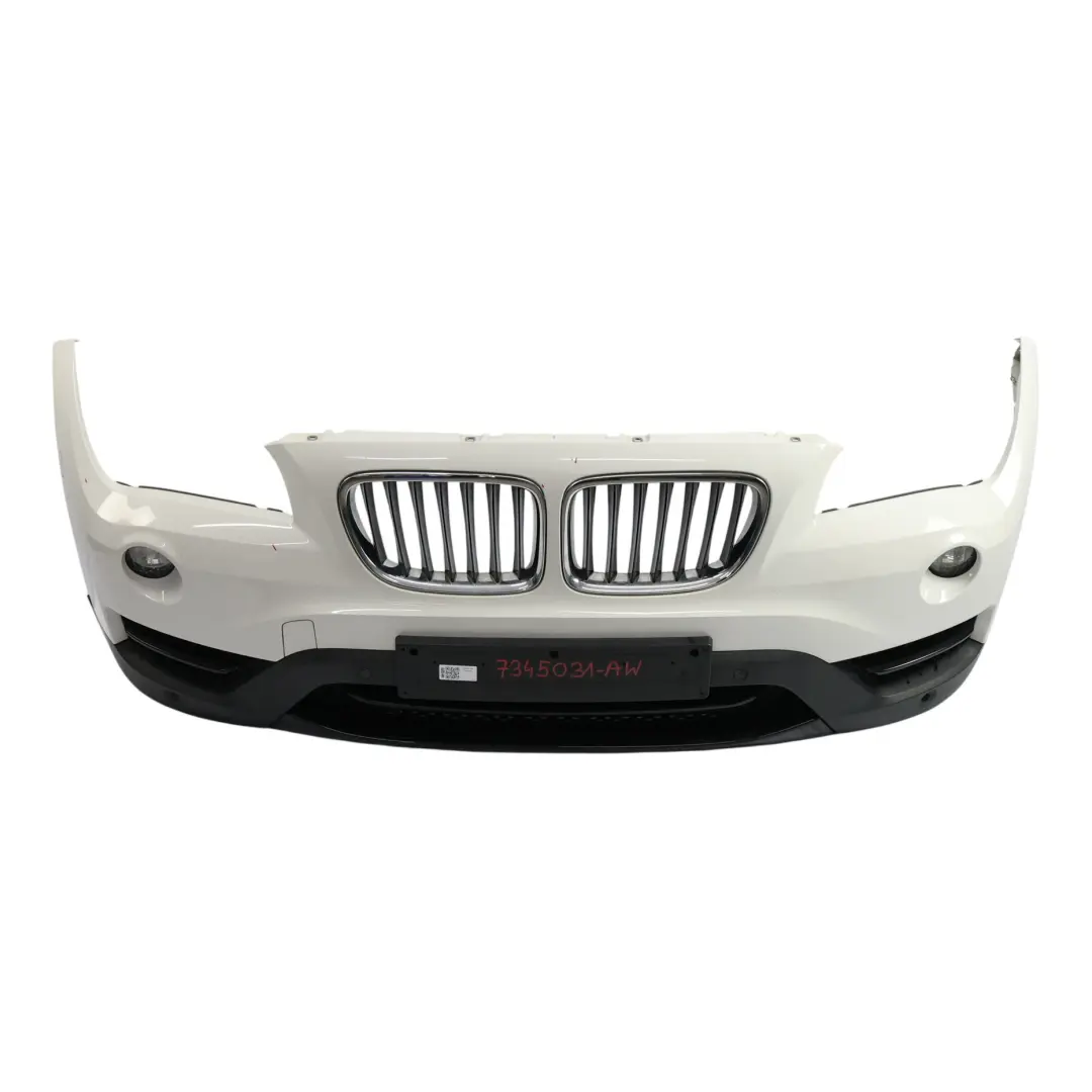 BMW X1 E84 Przedni Zderzak PDC Alpinweiss 3 Biały - 300 - SKU 7345031-AW - Numer Części 7345031