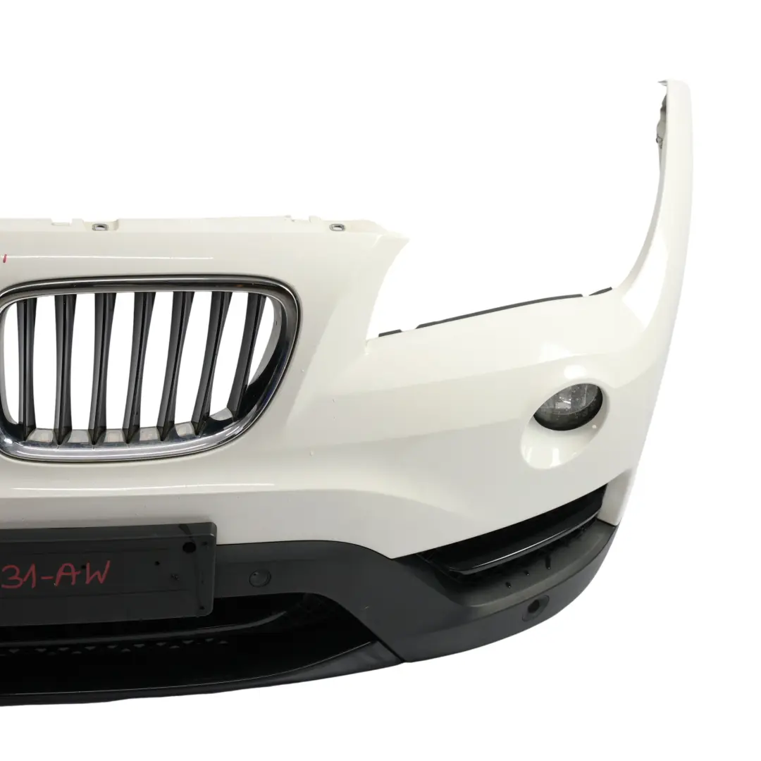 BMW X1 E84 Przedni Zderzak PDC Alpinweiss 3 Biały - 300 - SKU 7345031-AW - Numer Części 7345031
