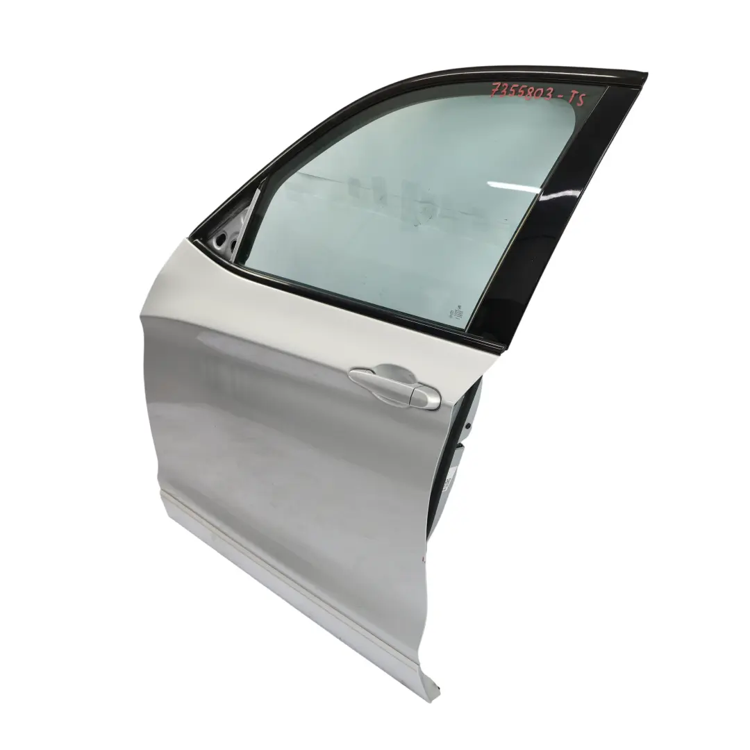 Door Front Left N/S Titansilber Titan Silver Metallic - 354 to BMW X3 F25 with Part number 7355803 BMW X3 F25 Door Front Left N/S Titansilber Titan Silver Metallic - 354 - SKU 7355803-TS - Part number 7355803