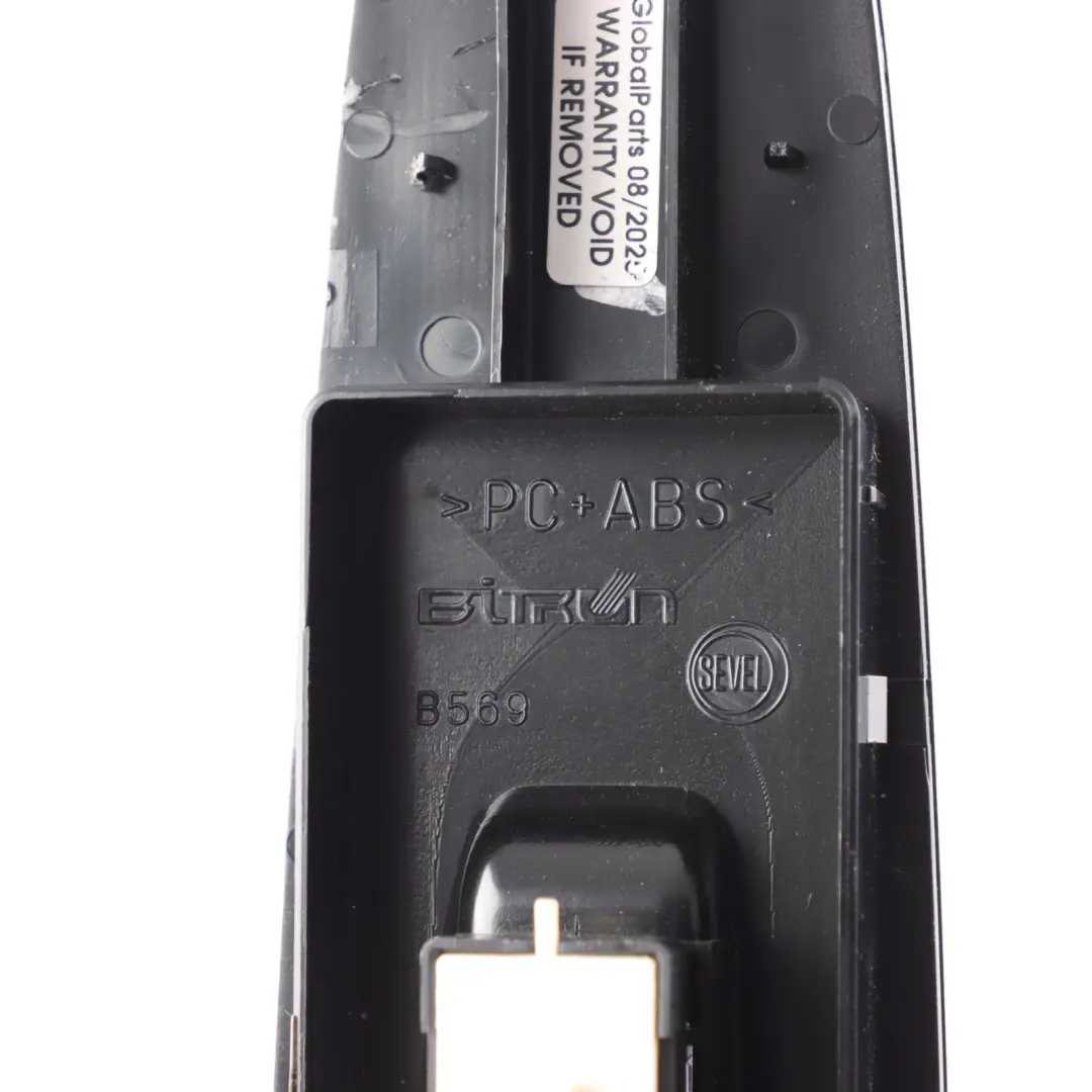 Citroen Relay III Window Lifter Switch Trim Front Left N/S to with Part number 07357398150 Citroen Relay III Window Lifter Switch Trim Front Left N/S - SKU 07357398150 - Part number 07357398150