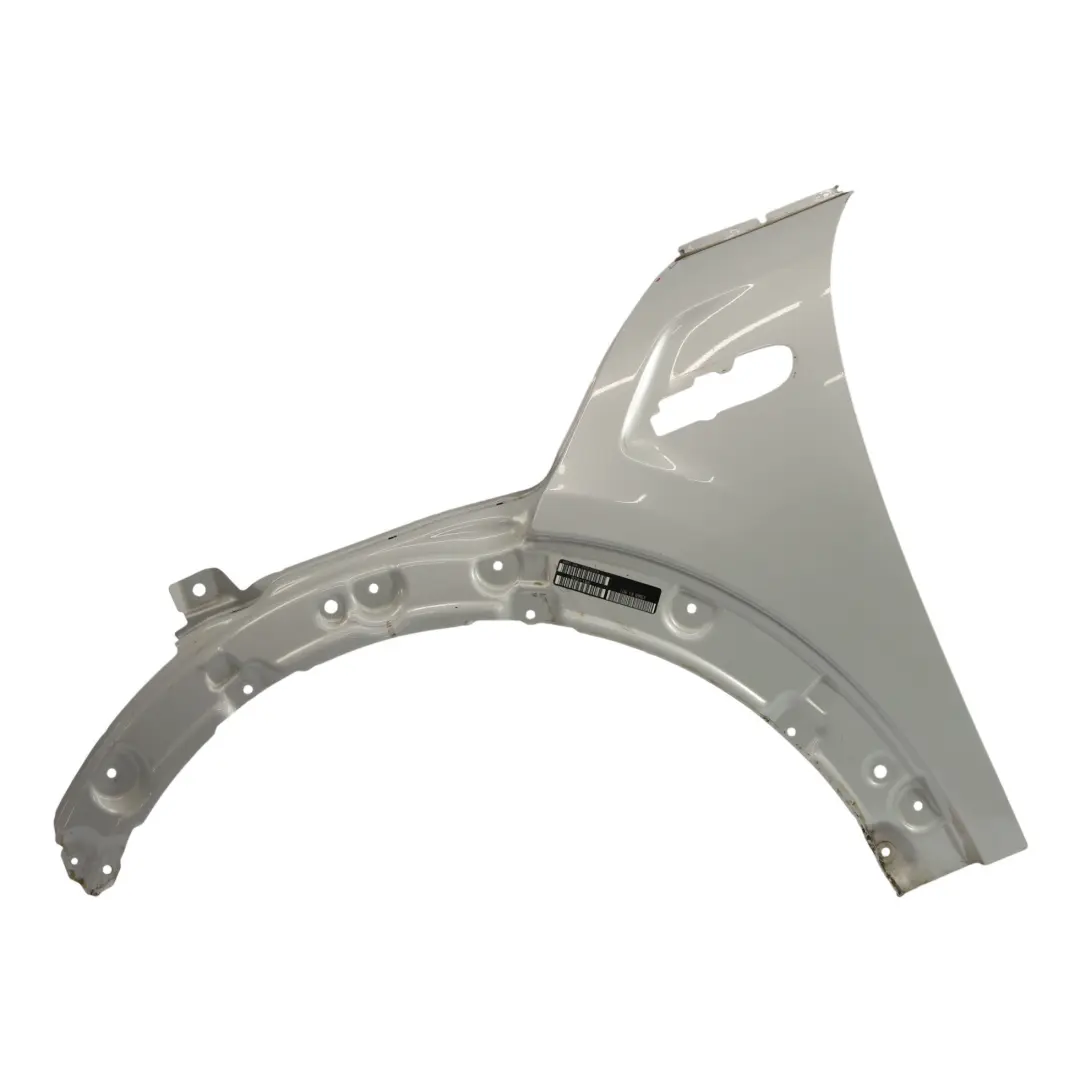 Front Left N/S Side Wing Panel Fender White Silver Metallic - A62 to Mini F55 F56 with Part number 7374521 Mini F55 F56 Front Left N/S Side Wing Panel Fender White Silver Metallic - A62 - SKU 7374521-WS - Part number 7374521