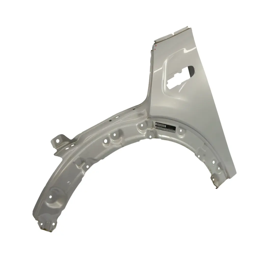 Front Left N/S Side Wing Panel Fender White Silver Metallic - A62 to Mini F55 F56 with Part number 7374521 Mini F55 F56 Front Left N/S Side Wing Panel Fender White Silver Metallic - A62 - SKU 7374521-WS - Part number 7374521