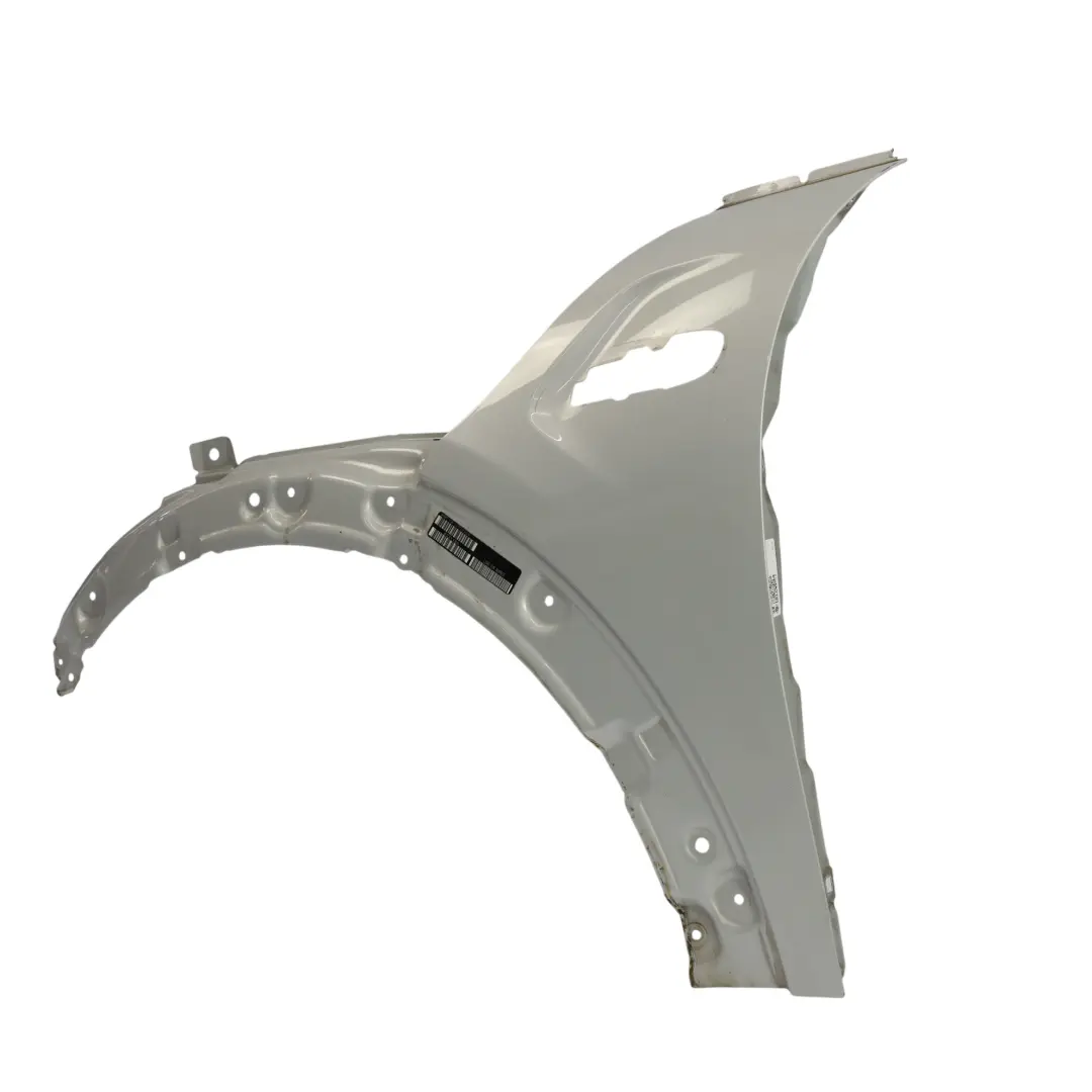Front Left N/S Side Wing Panel Fender White Silver Metallic - A62 to Mini F55 F56 with Part number 7374521 Mini F55 F56 Front Left N/S Side Wing Panel Fender White Silver Metallic - A62 - SKU 7374521-WS - Part number 7374521