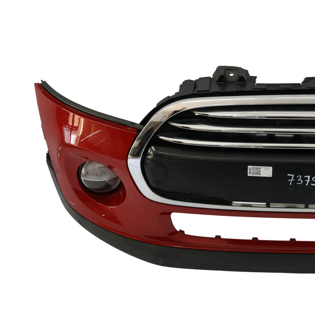 Complete Front Bumper Trim Panel Blazing Red II Metallic - B83 to Mini F55 F56 F57 with Part number 7379432 Mini F55 F56 F57 Complete Front Bumper Trim Panel Blazing Red II Metallic - B83 - SKU 7379432-BRMII1 - Part number 7379432