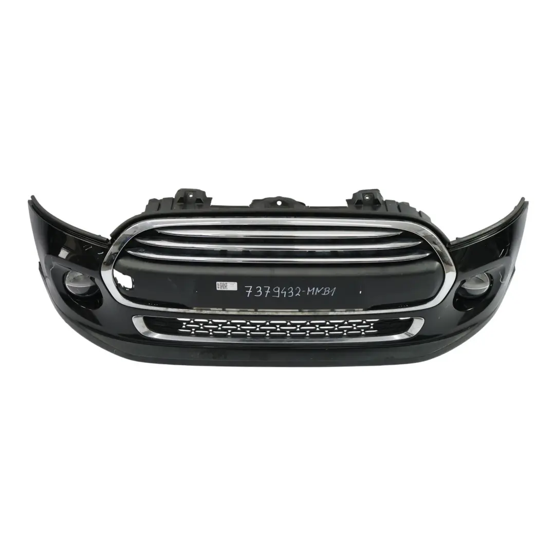 Front Bumper Trim Panel Midnight Black Metallic - A94 to Mini F55 F56 F57 with Part number 7379432 Mini F55 F56 F57 Front Bumper Trim Panel Midnight Black Metallic - A94 - SKU 7379432-MNB1 - Part number 7379432