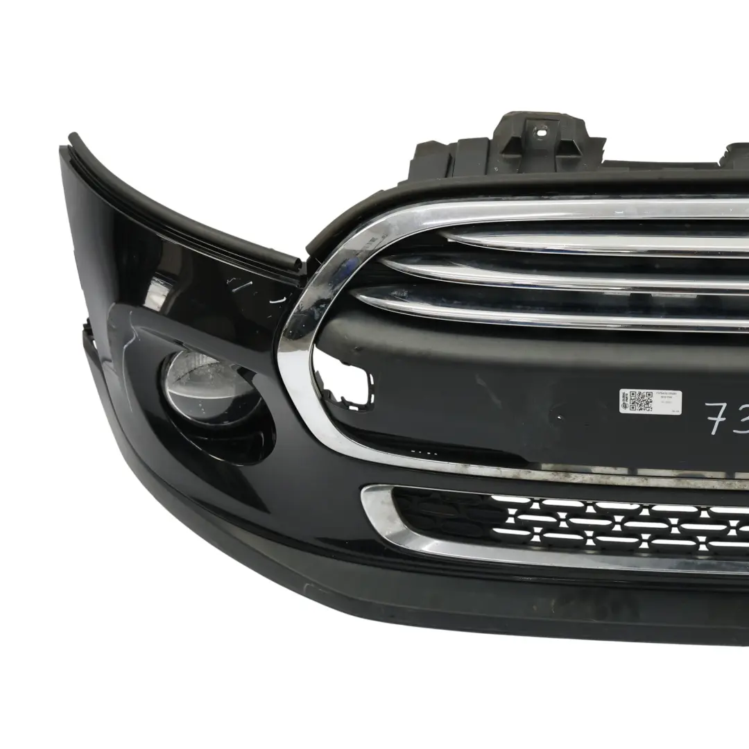 Front Bumper Trim Panel Midnight Black Metallic - A94 to Mini F55 F56 F57 with Part number 7379432 Mini F55 F56 F57 Front Bumper Trim Panel Midnight Black Metallic - A94 - SKU 7379432-MNB1 - Part number 7379432