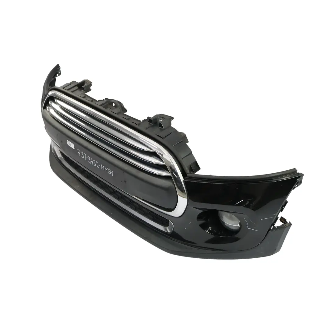 Mini F55 F56 F57 Front Bumper Trim Panel Midnight Black Metallic - A94 - SKU 7379432-MNB1 - Part number 7379432