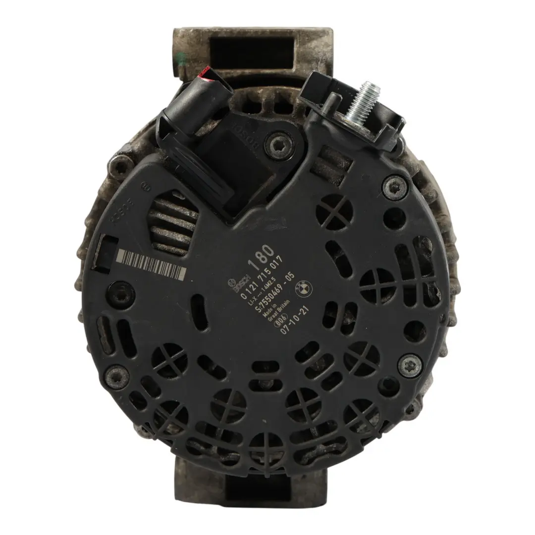 Alternador Generador BMW E60 E61 E81 E87 LCI E90 E91 E92 Gasolina 180A para con número de pieza 7550469 Alternador Generador BMW E60 E61 E81 E87 LCI E90 E91 E92 Gasolina 180A - SKU 7550469-1 - Número de pieza 7550469