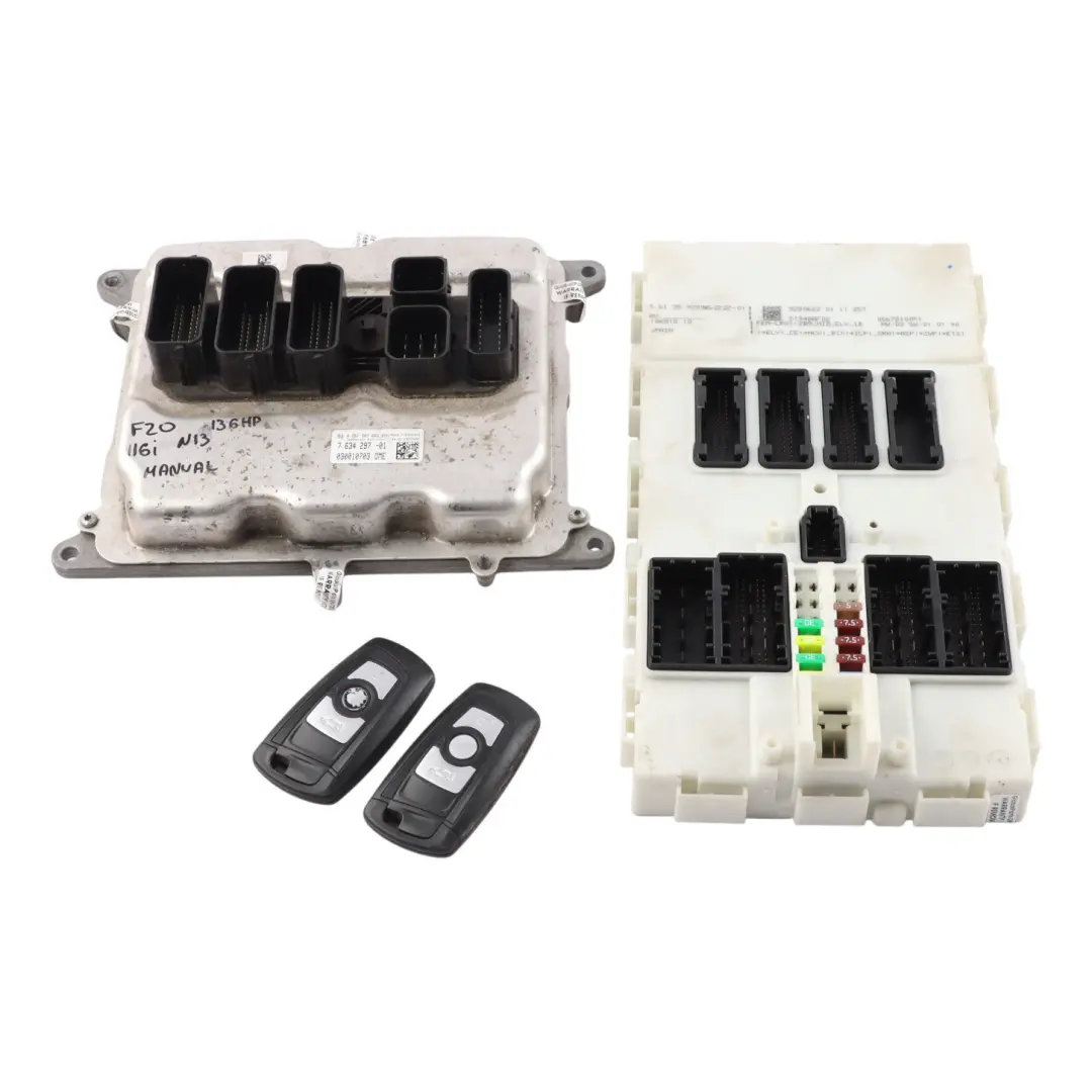 136HP Engine Control Unit ECU Kit DME Manual to BMW F20 F30 116i 316i N13 with Part number 7634297 BMW F20 F30 116i 316i N13 136HP Engine Control Unit ECU Kit DME Manual - SKU 7634297-2 - Part number 7634297