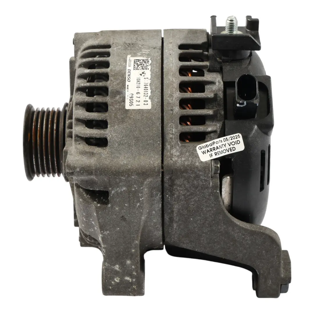 Alternator BMW F20 LCI F30 Mini F56 F60 Alternator Generator DENSO 180A to with Part number 7640132 Alternator BMW F20 LCI F30 Mini F56 F60 Alternator Generator DENSO 180A - SKU 7640132-2 - Part number 7640132