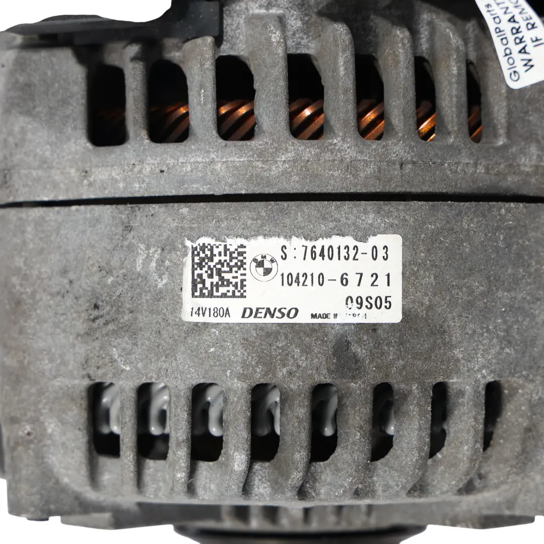 Lichtmaschine BMW F20 LCI F30 F56 F60 Lichtmaschine DENSO 180A für mit Teilenummer 7640132 Lichtmaschine BMW F20 LCI F30 F56 F60 Lichtmaschine DENSO 180A - SKU 7640132-2 - Teilenummer 7640132