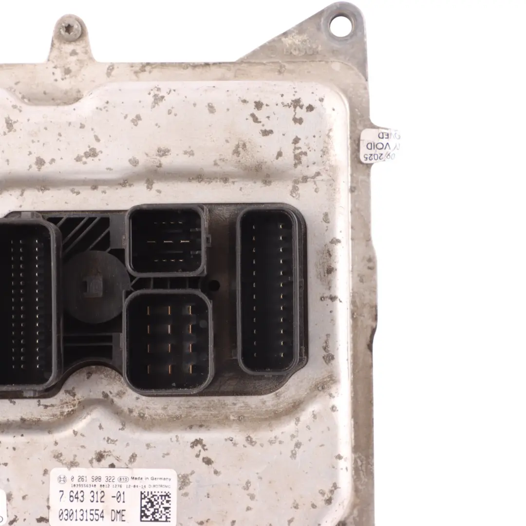 BMW F10 F11 F20 F30 320i 520i N20 184HP Engine Control ECU DME 7643312 Automatic - SKU 7643312-1 - Part number 8606777