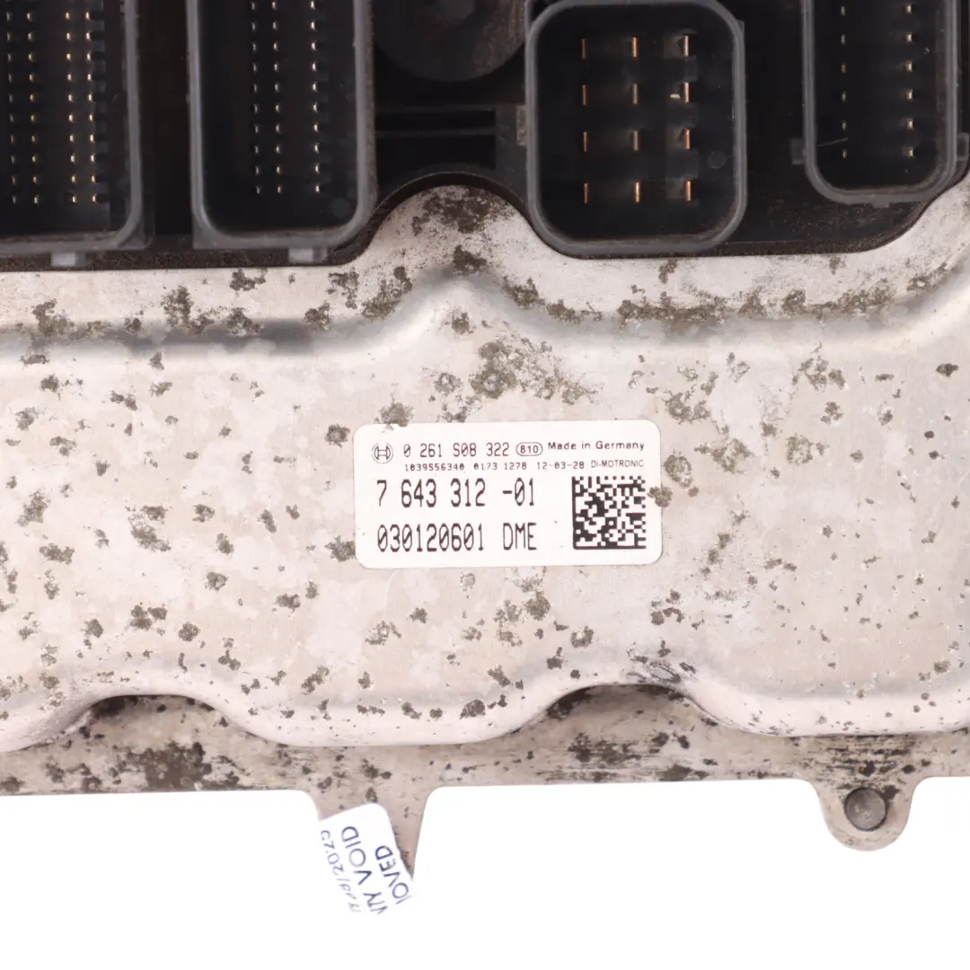 N20 245HP Engine Control ECU DME Automatic to BMW F10 F11 F20 F30 328i 528i with Part number 7643312 BMW F10 F11 F20 F30 328i 528i N20 245HP Engine Control ECU DME Automatic - SKU 7643312 - Part number 7643312