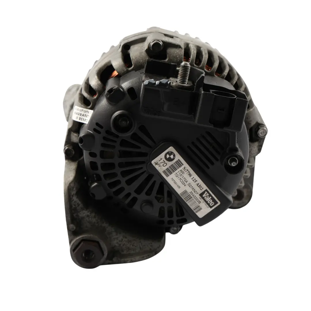 Alternador Generador 170A 170AMP 14V VALEO BM57N2 para BMW X5 E70 X6 E71 con número de pieza 7796125 BMW X5 E70 X6 E71 Alternador Generador 170A 170AMP 14V VALEO BM57N2 - SKU 7796125-1 - Número de pieza 7796125