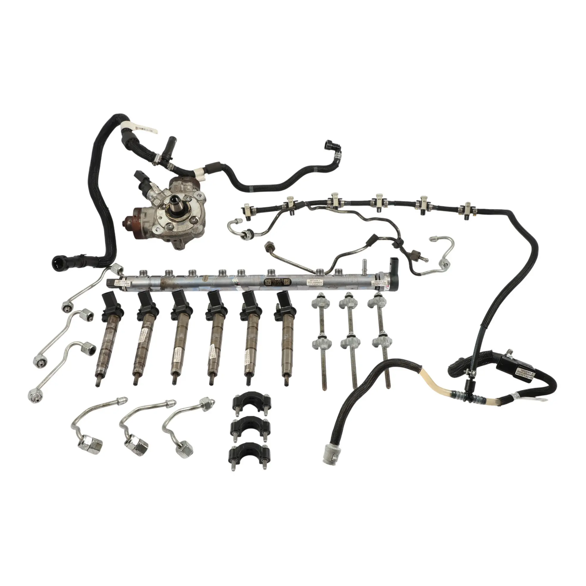 BMW X5 E70 LCI X6 E71 40dX N57S Diesel Fuel Pump Injector Injection System Set