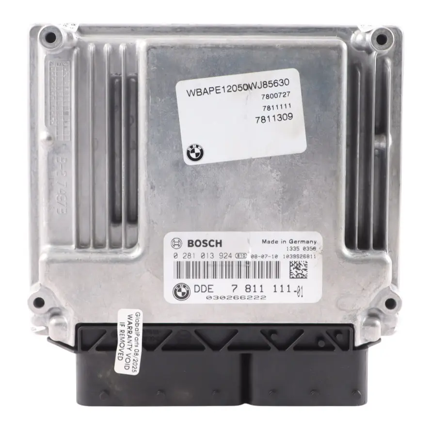 BMW X3 E83 LCI 2.0sd N47 177HP Engine Control Module ECU DDE 7811111 Automatic