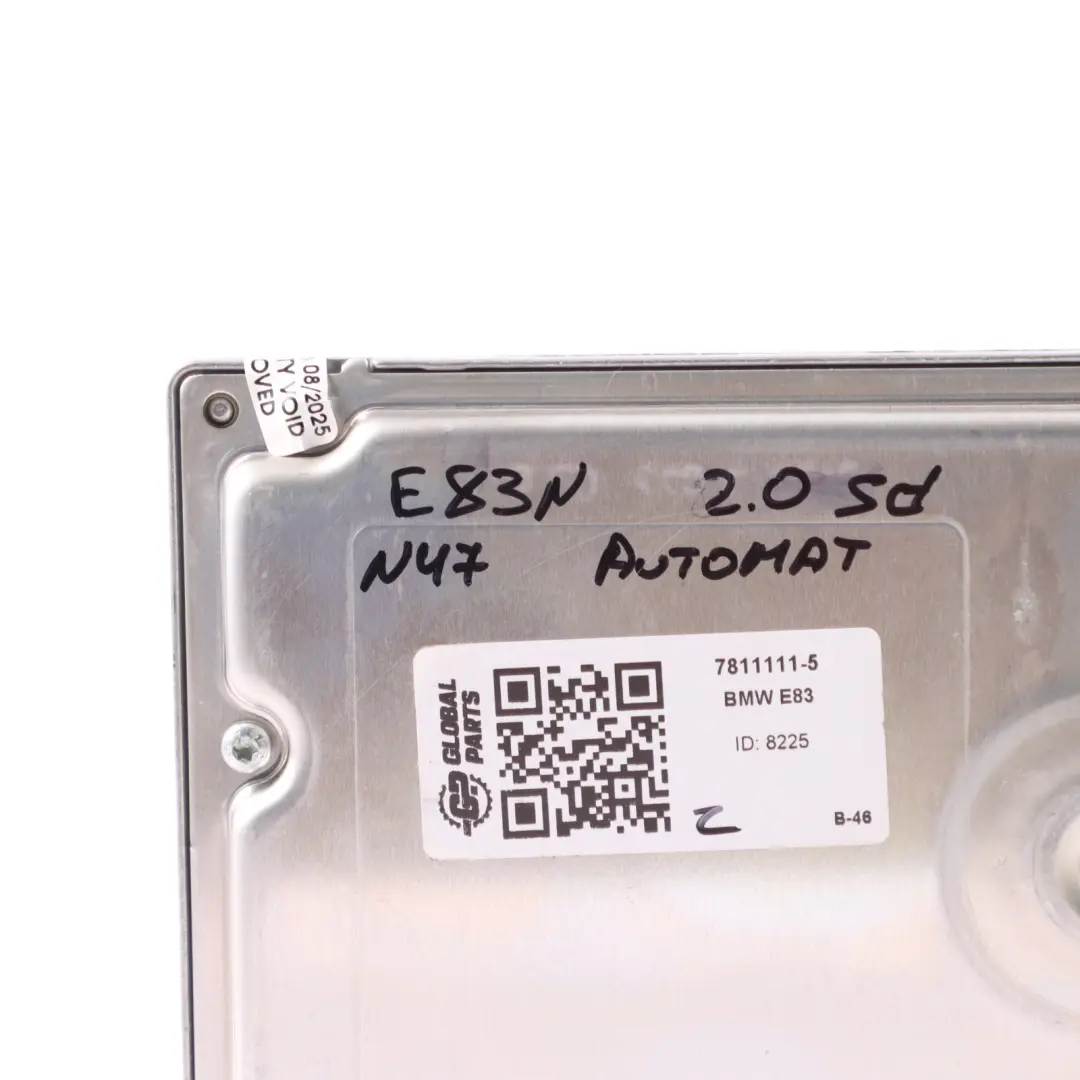 BMW X3 E83 LCI 2.0Sd N47 177HP Moduł Sterujący Silnikiem ECU DDE - SKU 7811111-5 - Numer Części 7811111