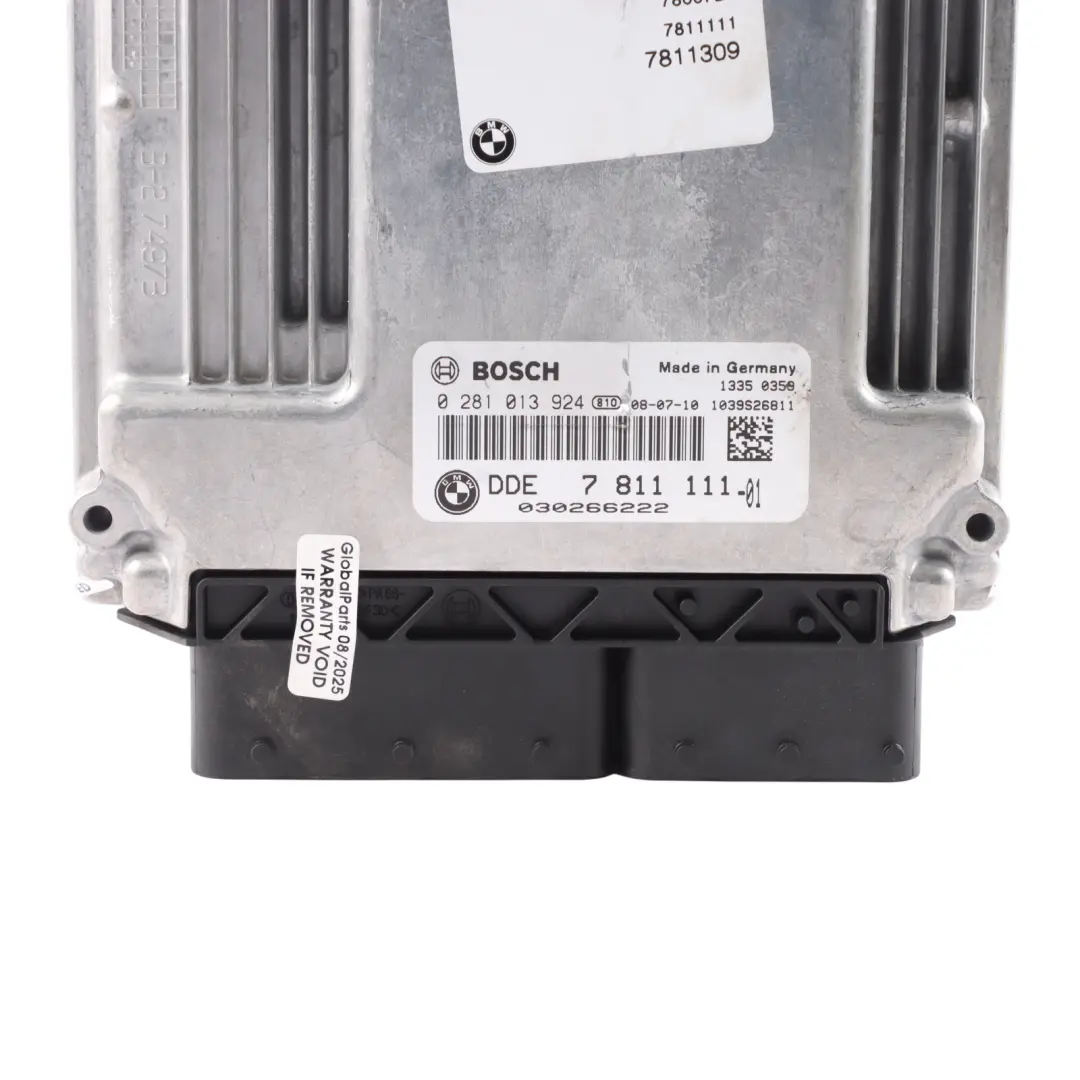 2.0Sd N47 177HP Módulo Control Motor ECU DDE Automático para BMW X3 E83 LCI con número de pieza 7811111 BMW X3 E83 LCI 2.0Sd N47 177HP Módulo Control Motor ECU DDE Automático - SKU 7811111-5 - Número de pieza 7811111