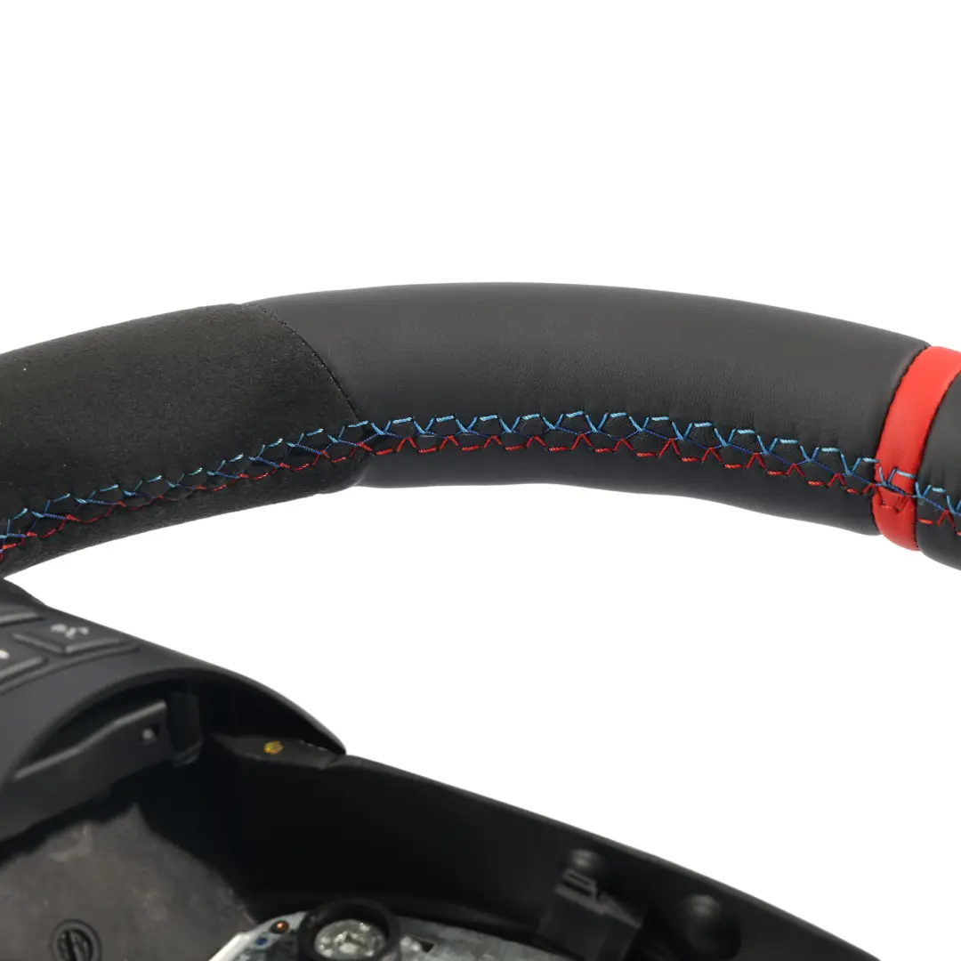 Leather / Alcantara M-Sport Thick Steering Wheel to BMW E81 E87 E90 E91 E92 NEW with Part number 7839114 BMW E81 E87 E90 E91 E92 NEW Leather / Alcantara M-Sport Thick Steering Wheel - SKU 7839114-8 - Part number 7839114