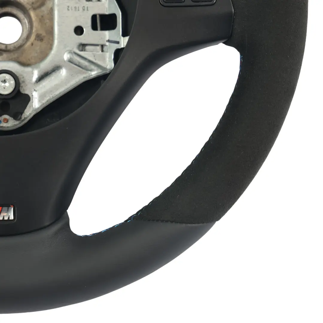 BMW E81 E87 E90 E91 E92 Nuovo Nero Pelle / Alcantara M-SPORT Volante Sportivo - SKU 7839114-8 - Numero di parte 7839114